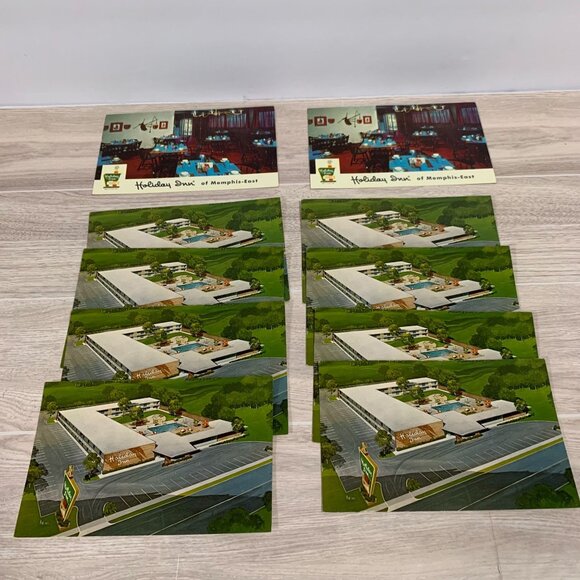 Vintage Holiday Inn Memphis/ Ohio Postcards Ephemera Lot Of 10 - Picture 1 of 8